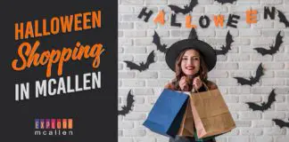 Halloween shopping bags at McAllen Stores