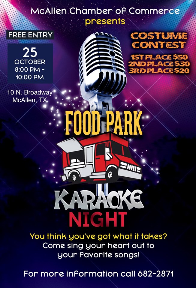 Mcallen Food Park Karaoke Night Costume Contest Explore