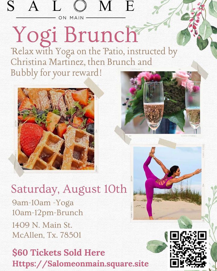 aug 10 salome yogi brunch