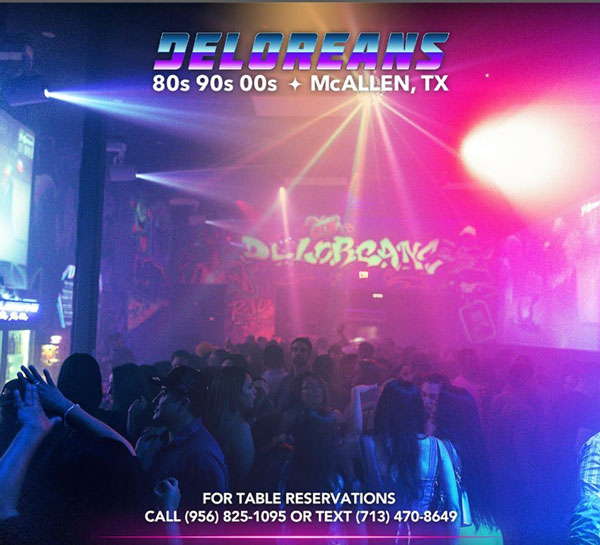 DeLoreans 80s Bar